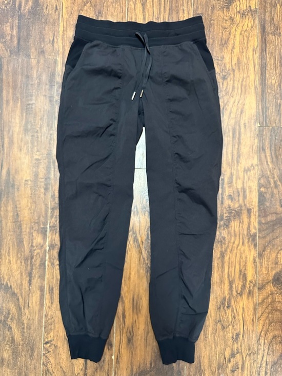lululemon athletica Pants - Lululemon Black Jogger Pants Drawstring Athletic Size 6